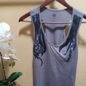 {Jessica Simpson} Beaded tank